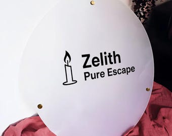 3d Custom Acrylic Business Sign, Custom Name Sign, Round Acrylic Sign, Business logo Sign