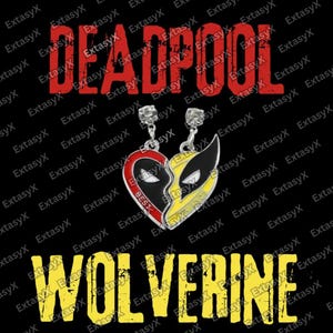 Deadpool & Wolverine Earrings