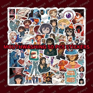 Mouthwashing Horror Game 50 PCS Stickers