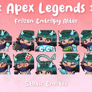 Apex Legends - Frozen Entropy Alter - Emotes LEAVING ETSY SOON