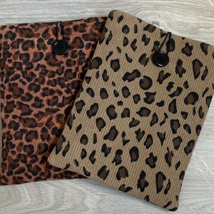 Leopard Print Corduroy Shoulder Bag (leopard Print Fabric Color of