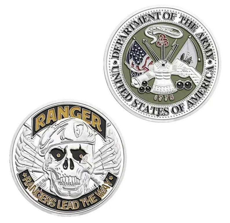 US ARMY RANGERS Battalion Challenge Coin Army Ranger - Etsy