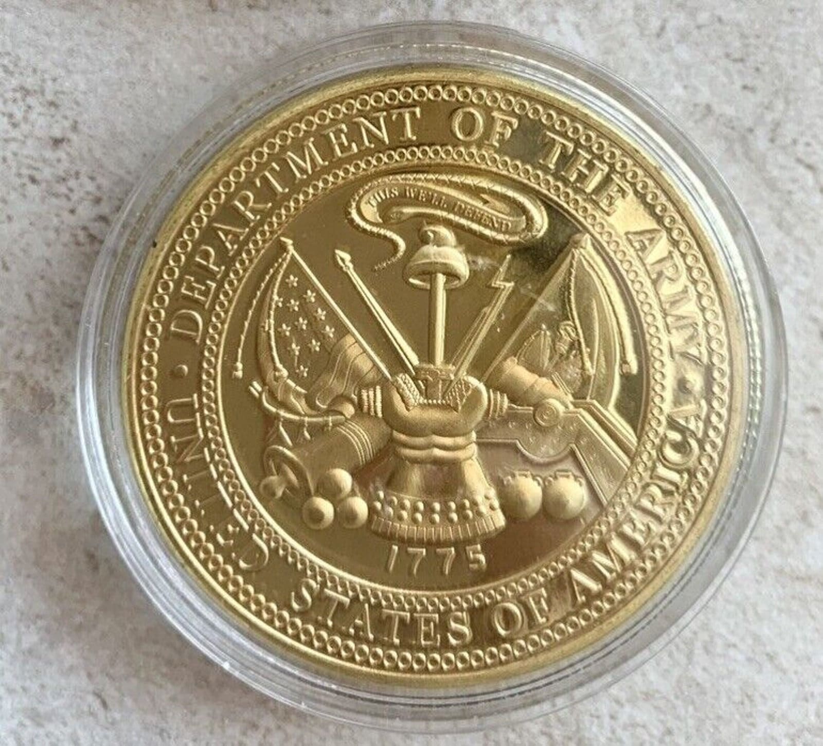 Us Army Special Operations Command Challenge Coin W/ Velvet ...