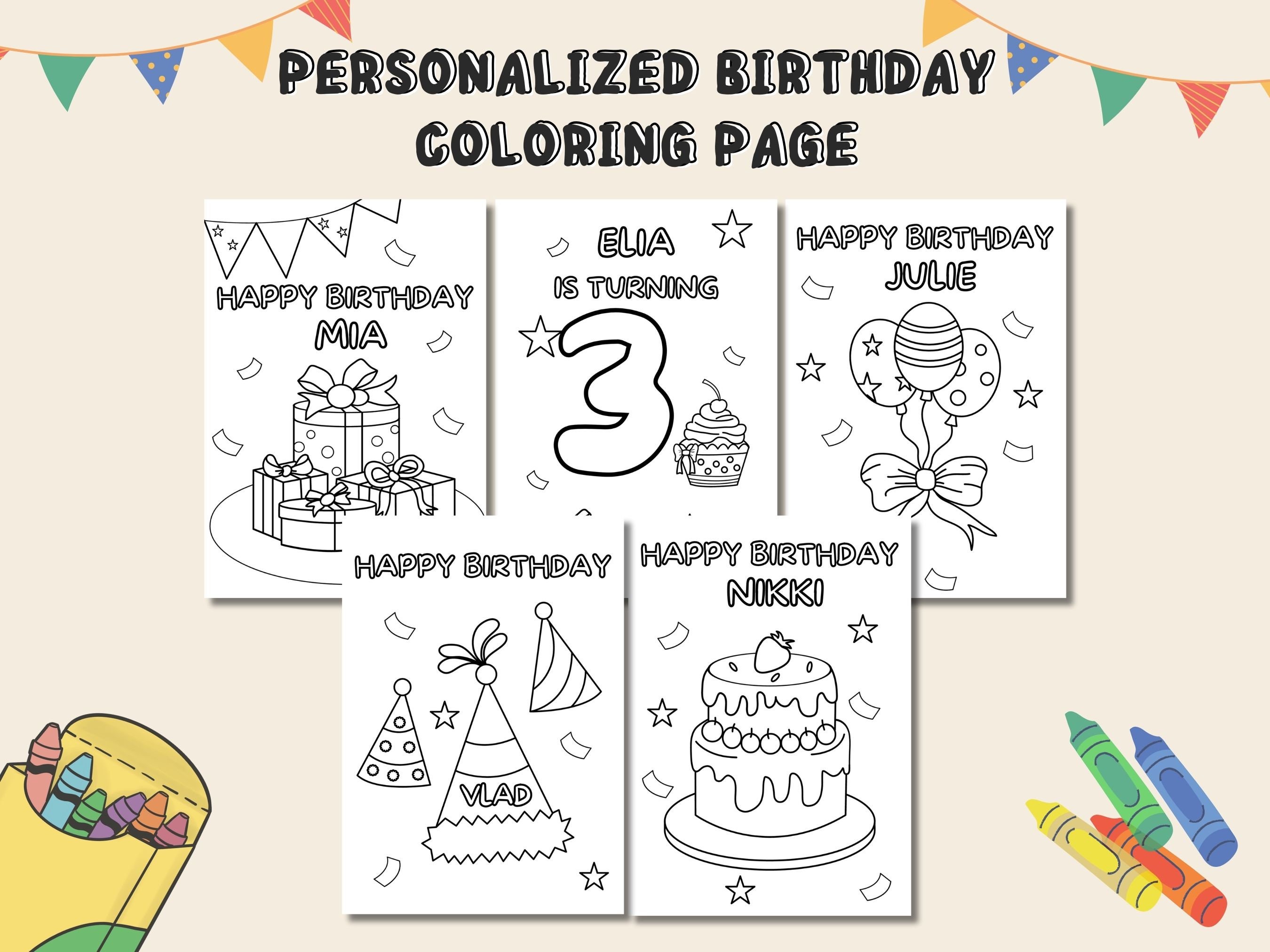 Personalized Birthday Coloring - Il Fullxfull.5613353695 Uev2 