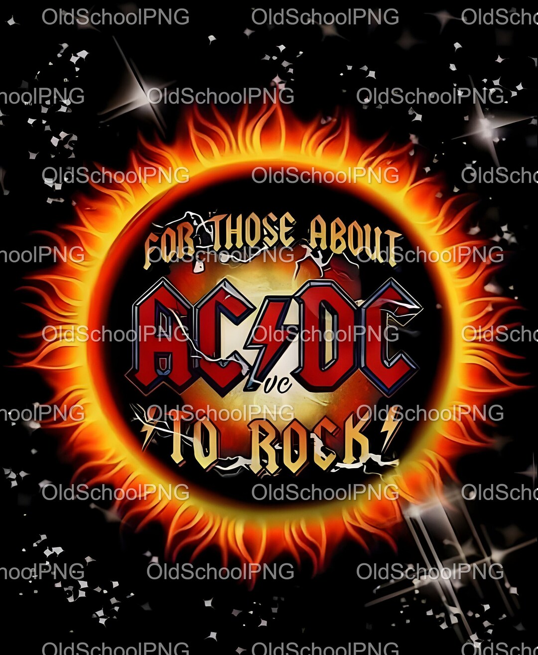 Retro ACDC Png L Retro ACDC Band Png L ACDC Png L Acdc Art L Acdc Arts ...