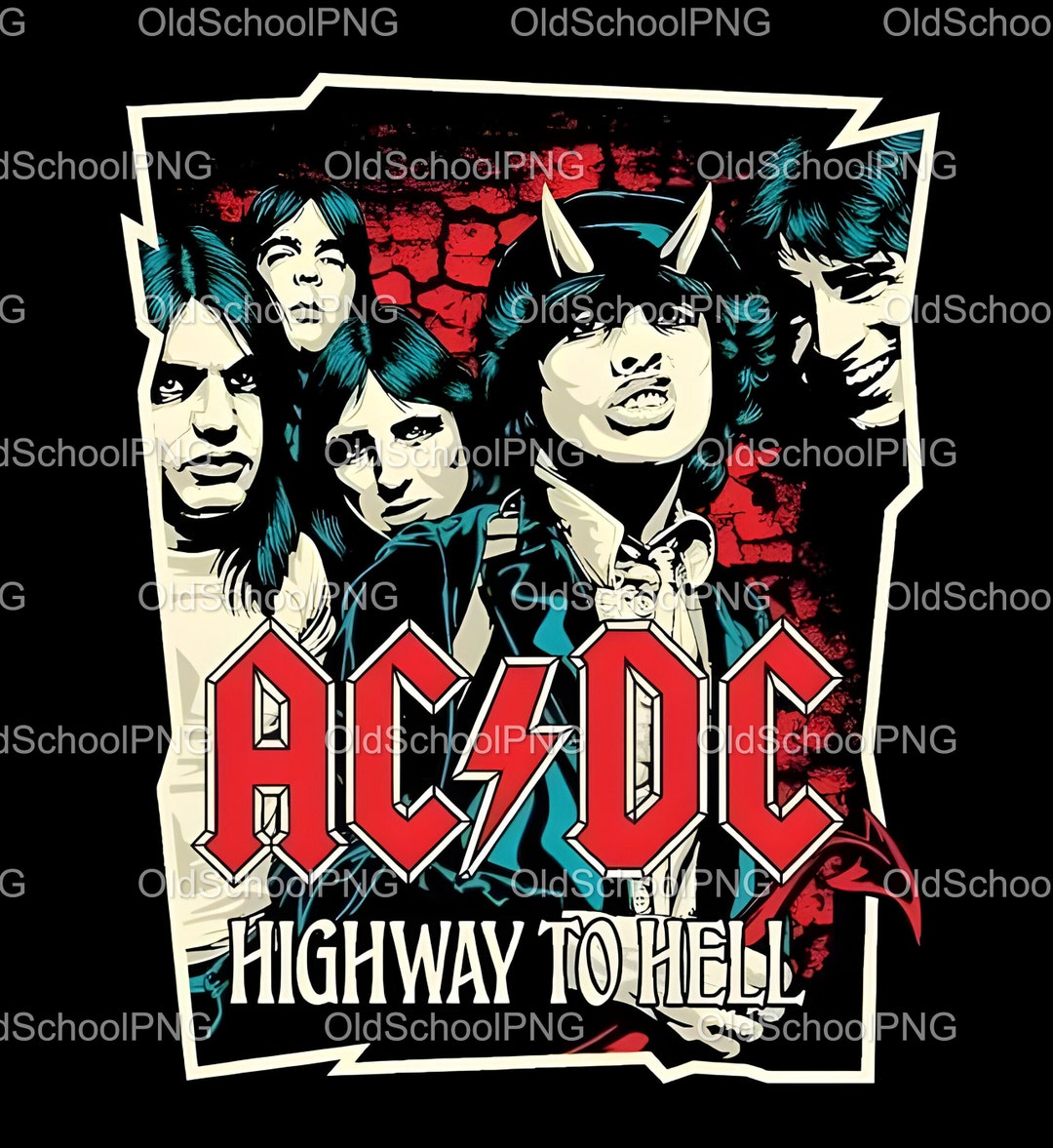 Retro ACDC Png L Retro ACDC Band Png L ACDC Png L Acdc Art L Acdc Arts ...