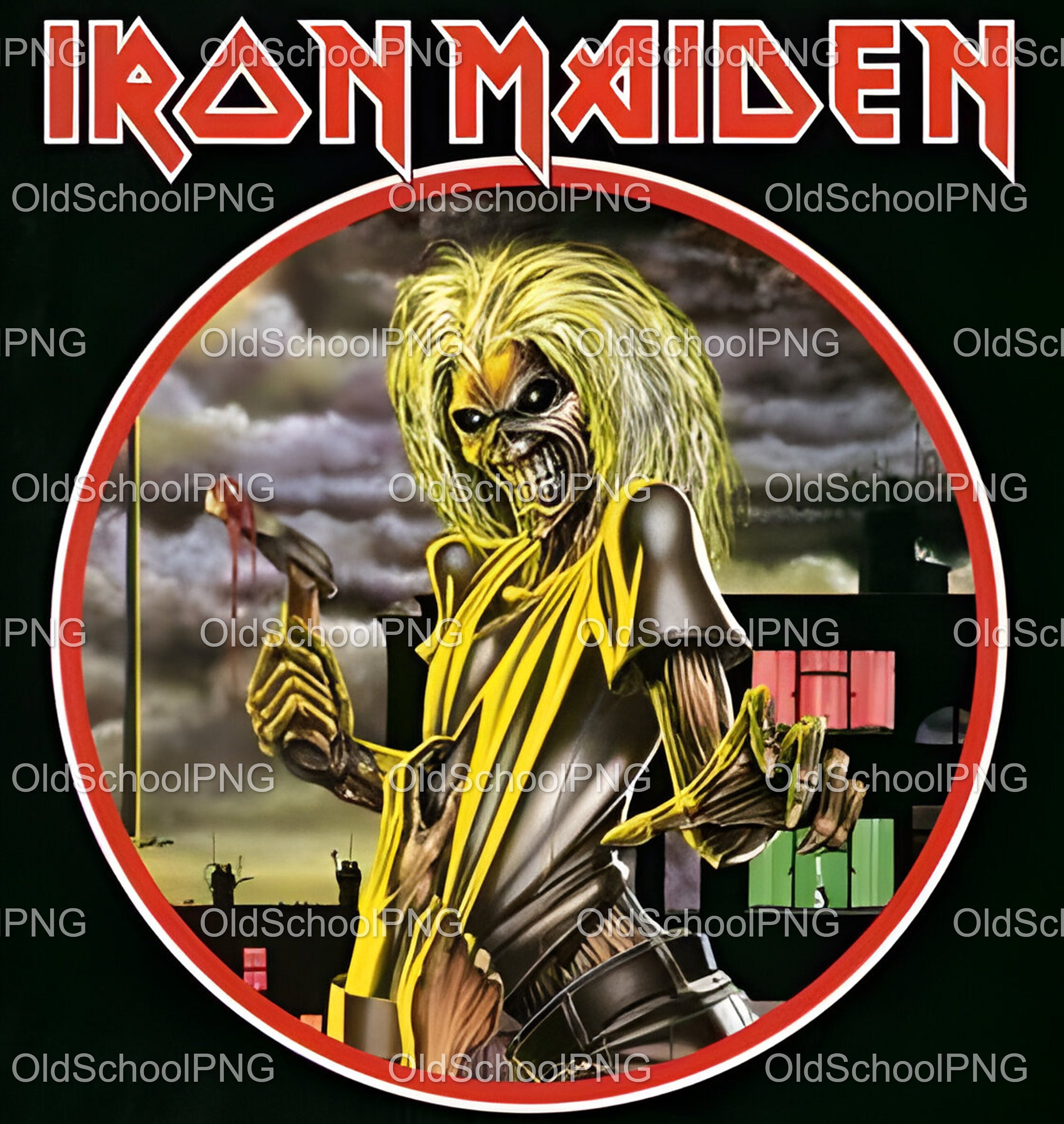Iron Maiden Music Band PNG L Iron Maiden Retro PNG L Iron Maiden L Iron ...