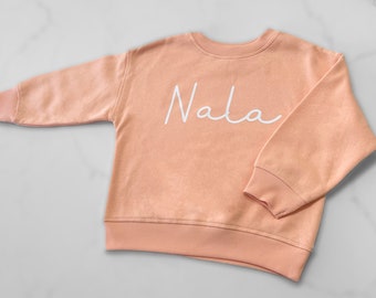 Personalised Baby or toddler Jumper | Personalised Baby Sweatshirt | Baby Gift | Baby Birthday | Toddler Gift | Newborn Gift | Name Jumper