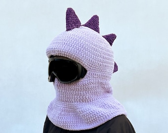 PATTERN crochet dino helmet cover