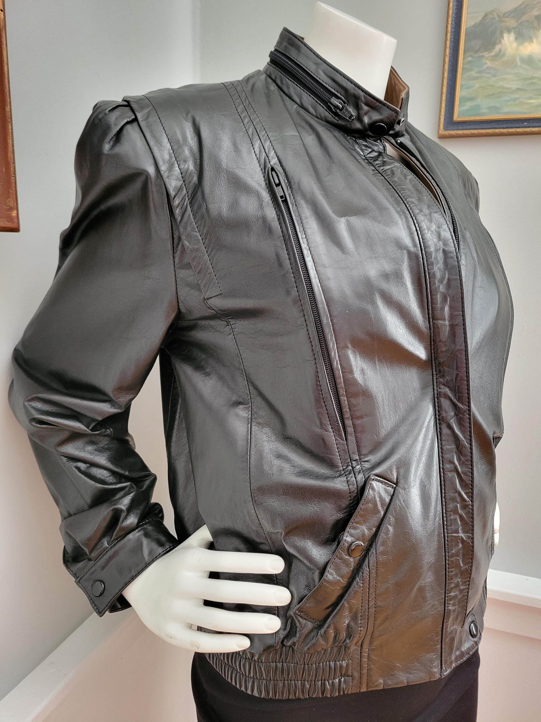 Wilsons Leather Bomber Jacket Small - Etsy