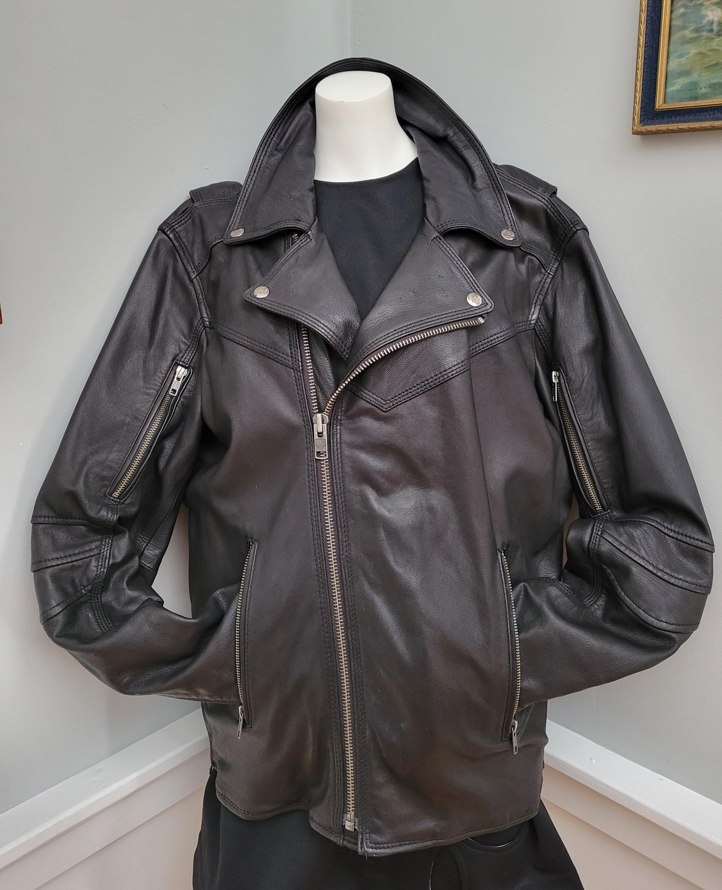 James Dean Leather Jacket - Etsy