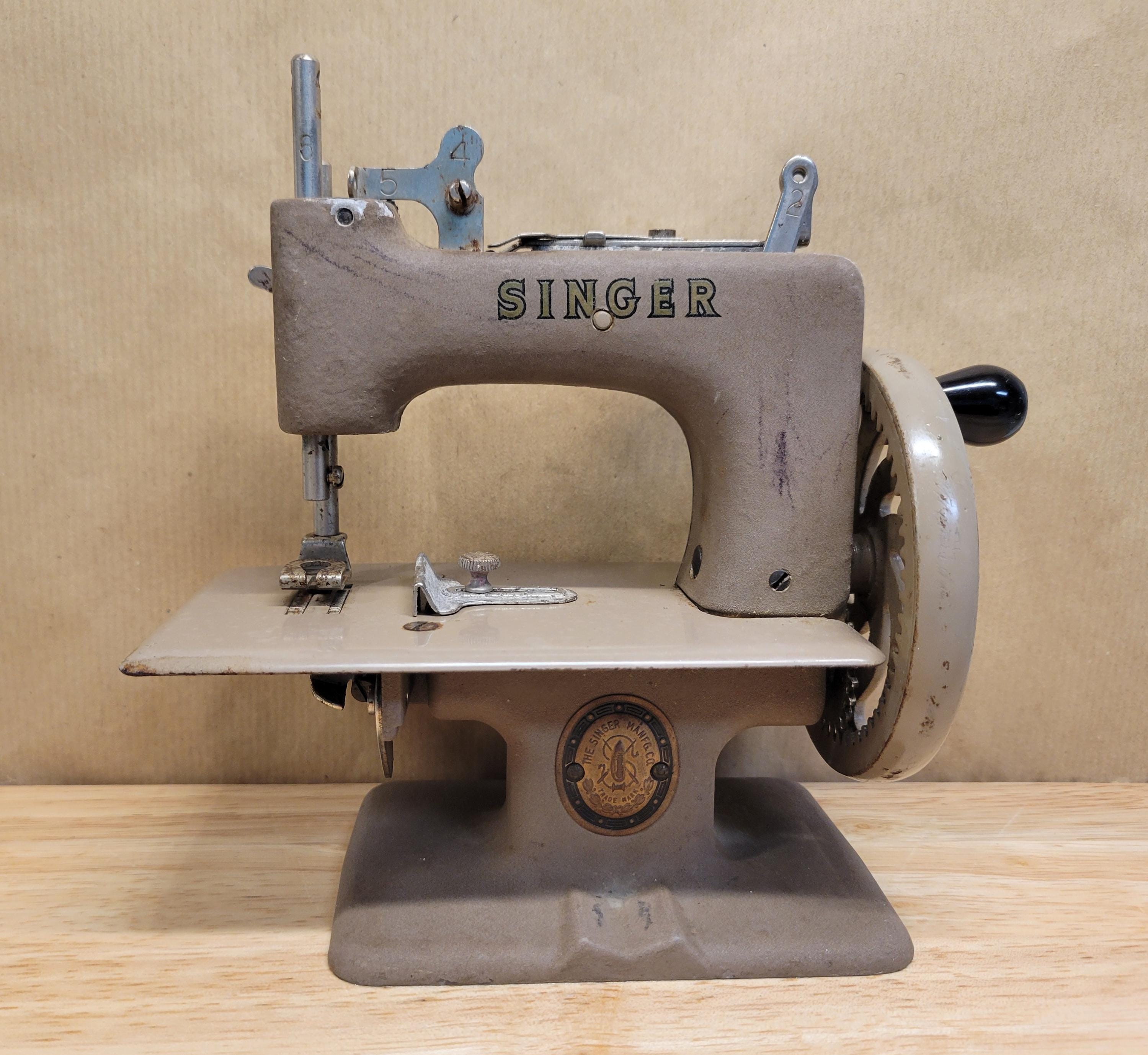 Vintage Singer SewHandy Child's Toy Working Sewing Machine From the 1950s