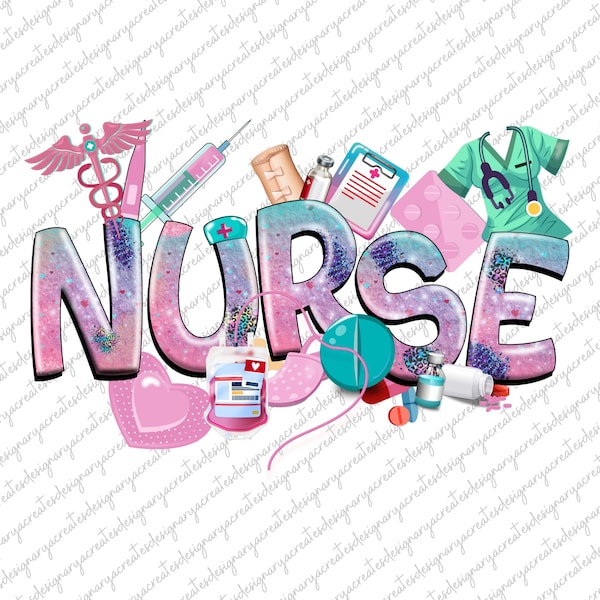 Nurse png sublimation design download, Nurse life png, Nursing png, western Nurse png, sublimate designs download