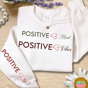 Positive Affirmationen Life Mind Vibes SVG PNG, Boho Selbstliebe svg, motivierende Hülsen-Shirt svg, Boho Zitat Selbstfürsorge svg, Png-Datei