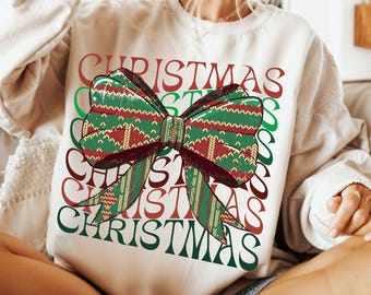 Christmas Coquette bow Png, Christmas santa bow png, Christmas Sublimation T Shirt Designs, Christmas png, Christmas design, dtf, gift