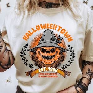 Halloweentown PNG, Halloween town Png, Retro Halloween Png, Halloween sublimation design download, Png Design Halloween, Halloween Shirt