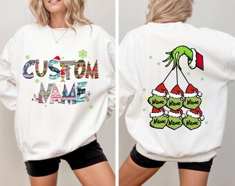 Personalized Kids Family Bundle Png, Custom Christmas Oma Kid Name Png, Gift For Mom, Christmas Shirt Design, Holiday Sublimation Design