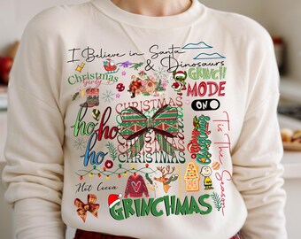 Merry Christmas PNG, Christmas Coquette Bow Png, Retro Christmas Png, Santa Sublimation Design, Christmas Vibes Design,Christmas Fun,Digital