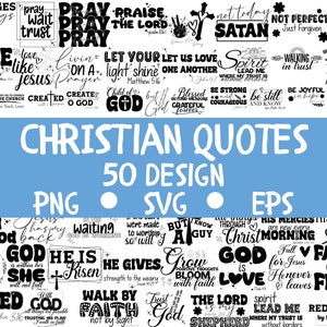Pacchetto SVG cristiano, pacchetto SVG fede, Dio svg, Gesù svg, pacchetto versetti della Bibbia, SVG religioso, file di taglio Cricut, file Svg per Cricut