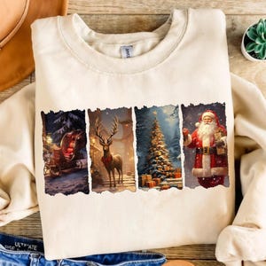 Retro Christmas PNG, Christmas Shirt PNG, Vintage Christmas PNG, Santa Claus png, Christmas Sublimation, Merry Christmas png, T-shirt design