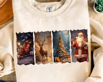 Retro Christmas PNG, Christmas Shirt PNG, Vintage Christmas PNG, Santa Claus png, Christmas Sublimation, Merry Christmas png, T-shirt design
