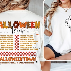 Halloween Tour PNG, Halloweentown Png, Retro Halloween Png, Halloween sublimation design download, Png Design Halloween, Halloween Shirt