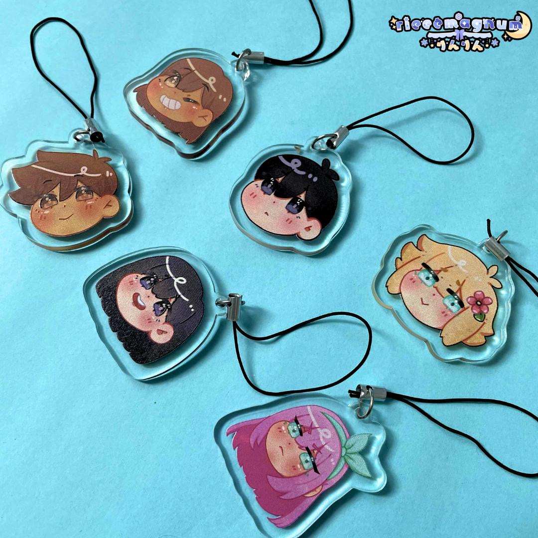 OMORI オモリ アクリルキーホルダー スペースボーイ船長 OMORI オモリ