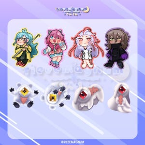 AI: The Somnium Files (AITSF + AINI) Matte Vinyl Stickers