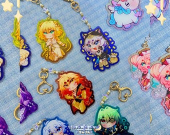 Honkai Star Rail Amphoreus Chrysos Heirs Beaded Acrylic Charms