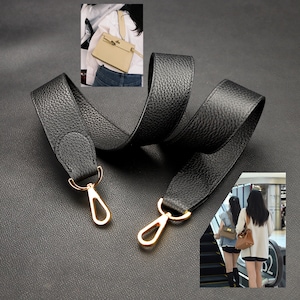 Togo Leather Bag Strap: 38mm Kelly Shoulder Strap, Crossbody Replacement