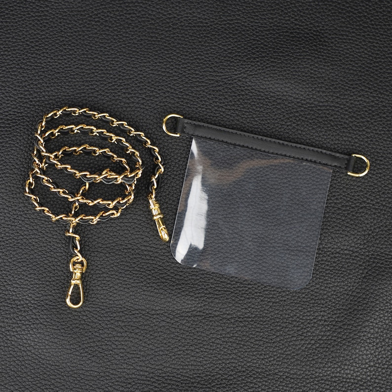 Chain Strap With Soft Film Insert: Custom Wallet Crossbody - Etsy