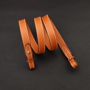 2.0cm width togo leather shoulder strap for Picotin Lock Bag,crossbody strap in clemence leather，fit in Picotin,Evelyn bag,Lindy bag