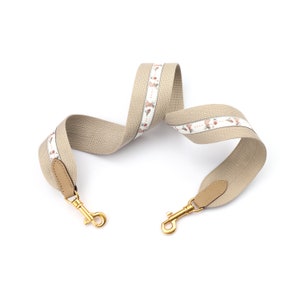 2 inch webbing with silk embroidered shoulder strap