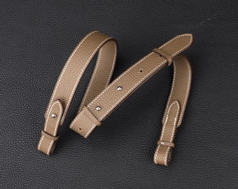 Togo Leather Adjustable Crossbody Strap: 3.0cm Lindy Bag Strap, Guitar Strap,Fit in Lindy bag,Evelyne bags,Picotin Handbags
