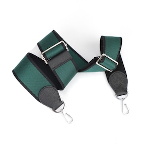 2&quot; Width Bi-color Canvas with togo leather Adjustable shoulder strap for Kelly bag,Evelyne bag strap,Crossbody strap for Fashion handbag