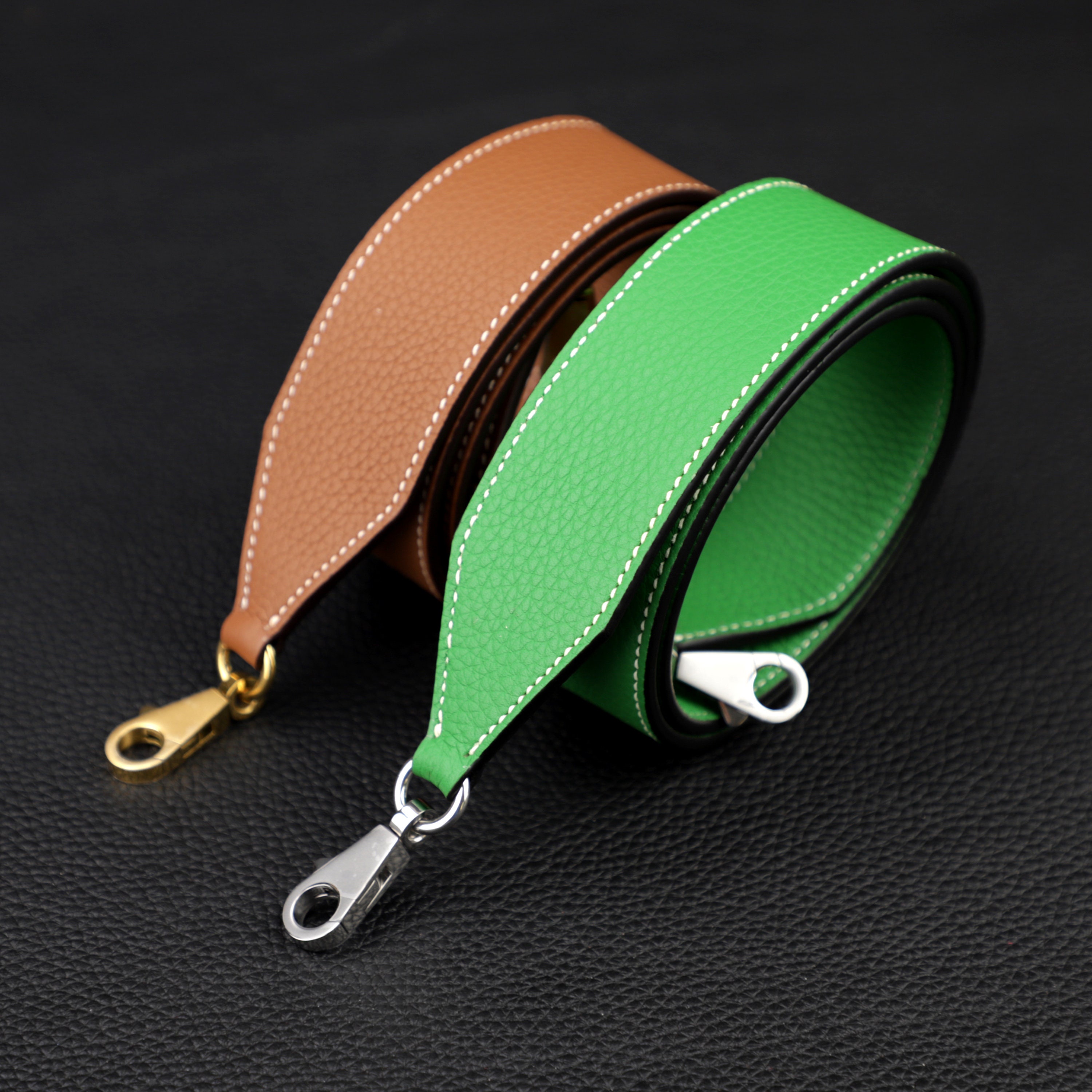 【AAKE】KELLY STRAP LONG OPS 40mm Width Togo Leather Shoulder Strap for Kelly Bag ,4cm