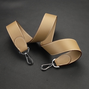 Bandoulière Kelly en cuir Swift de 38 mm de largeur pour Kelly 32 cm, pour sac 24/24, bandoulière en cuir Kelly Swift, bandoulière en cuir Swift