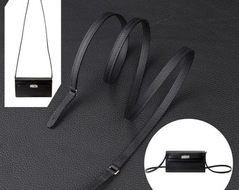 Epsom Leather Wallet Strap: 1.0cm Crossbody or Shoulder Strap