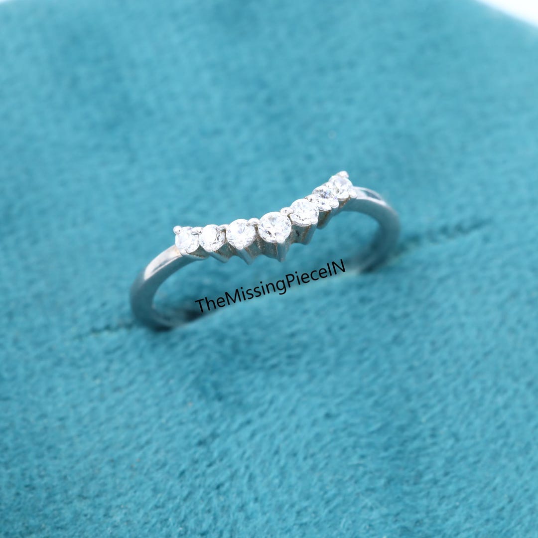 Dainty Diamond Stacking Eternity Ring Gold Minimalist Ring CZ Ring ...