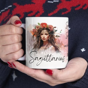 Sagittarius Zodiac Mug Art Gift , Sagittarius Coffee mug, Sagittarius , Sagittarius Tea mug , queen mug, birthday gift, Sagittarius  mug