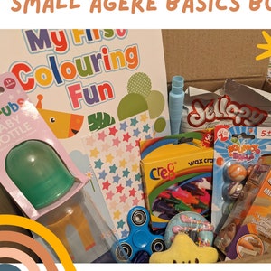 SFW Agere Age Regression Small Basics Box || Fidget Toys, Pacifier, Bottle, Stickers, Sweets