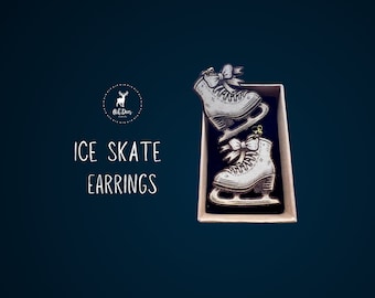 Ice Skate Earrings