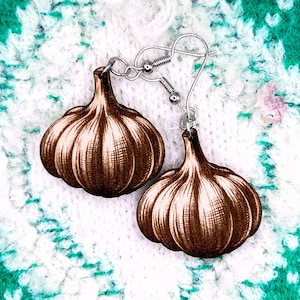 Garlic Bulb Earrings