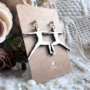 Warrior II Yoga Earrings