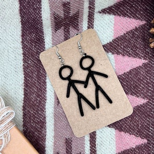 棒人間イヤリング