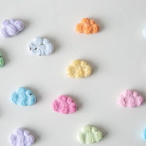 Bombas de semillas de flores silvestres con forma de nube suelta/mezcla de bombas de semillas de colores pastel en papel reciclado a granel/regalos de fiesta ecológicos hechos a mano para invitados