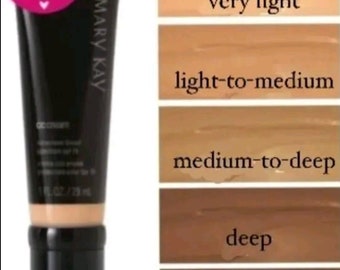 Mary Kay CC Cream Foundation, SPF 15, Sunscreen, Makeup, Cosmetics, Face, Cruelty Free