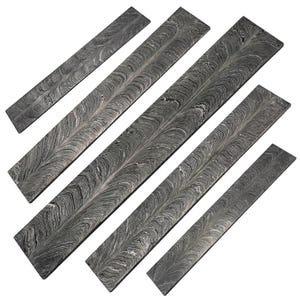 Damascus Steel Billet - Feather Pattern
