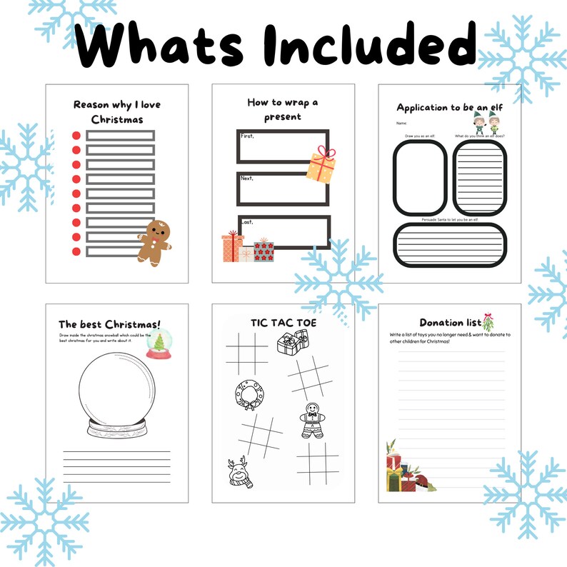 Printable Christmas Activity Sheets for Kids Christmas Games for Kids Printable Christmas Activity Sheets for Kids Christmas Games for Kids