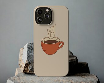 Cozy Coffee Mug Slim iPhone Case for a Warm and Stylish Touch | Hyper-Minimalist iPhone Slim Case for iPhone X-15